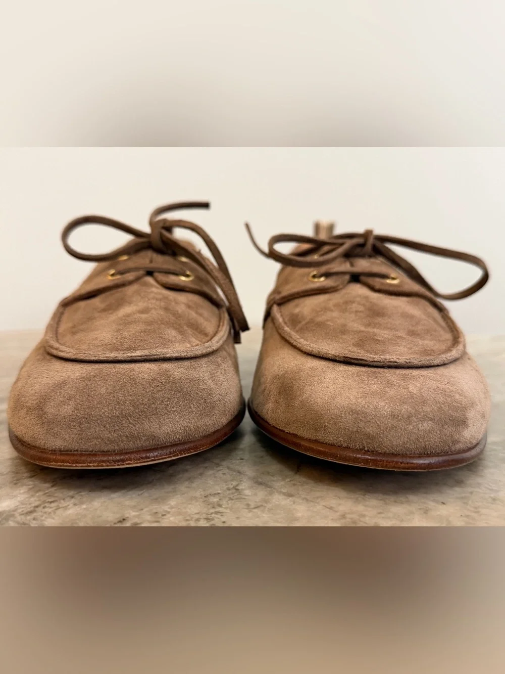 OFFICINE CREATIVE BROWN SUEDE BOAT SHOES 11 US /44  $740 MOCCASINS FLATS Bally